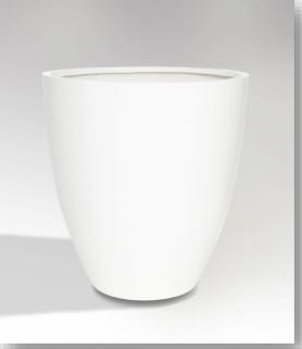 Glow Terra Planter in Fiberglass or Stone Indoor Outdoor Modern