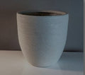 Jute Halo Planter in Fiberglass or Stone for Indoor Outdoor Spaces