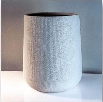 Net Mare Planter in Fiberglass or Stone Indoor Outdoor Modern